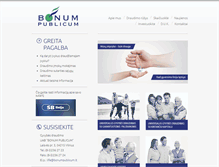 Tablet Screenshot of bonumpublicum.lt